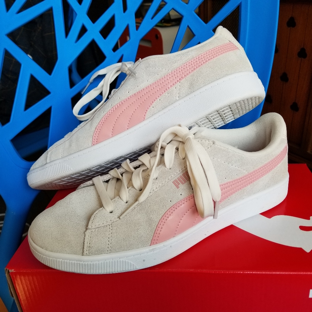 SOLD on Mercari Puma Vikky V2 Parchment/Rose White - Picture 2 of 12